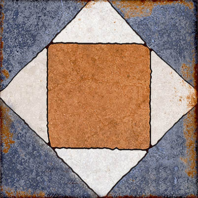 Мелкоформатная плитка Margaret Dec Mix matte 99х99х7 фото